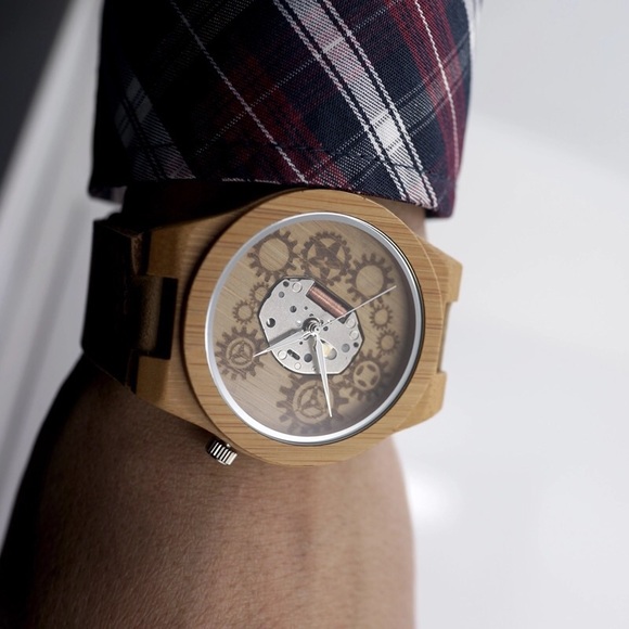 "Georgie" Gearwheel Dial Bamboo Quartz - Picture 7 of 7